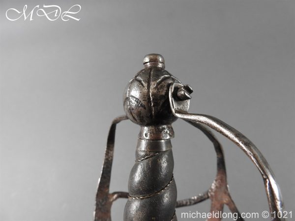English 17th century Mortuary Sword - Image 28