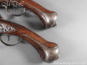 michaeldlong.com 22637 300x225 A Pair of flintlock Pistols by Winckhler Munich c 1700