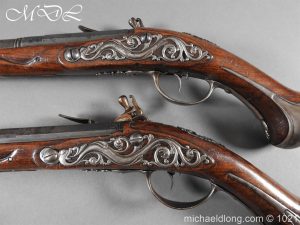 michaeldlong.com 22638 300x225 A Pair of flintlock Pistols by Winckhler Munich c 1700