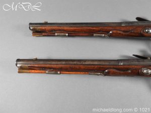 michaeldlong.com 22639 300x225 A Pair of flintlock Pistols by Winckhler Munich c 1700