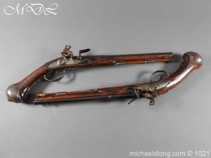 michaeldlong.com 22666 300x225 A Pair of flintlock Pistols by Winckhler Munich c 1700