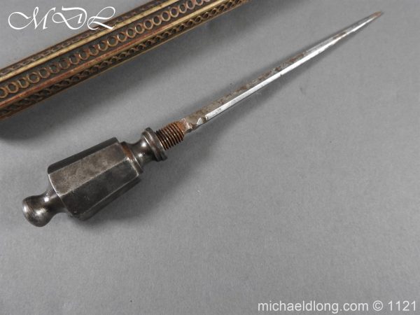 michaeldlong.com 23226 600x450 Indian Combination Weapon Flintlock Axe and Dagger