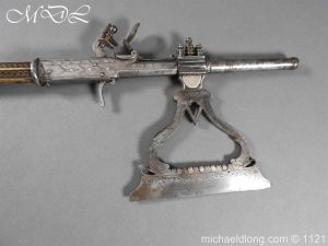 michaeldlong.com 23228 300x225 Indian Combination Weapon Flintlock Axe and Dagger