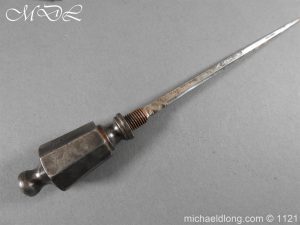 michaeldlong.com 23232 300x225 Indian Combination Weapon Flintlock Axe and Dagger