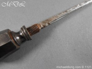 michaeldlong.com 23233 300x225 Indian Combination Weapon Flintlock Axe and Dagger