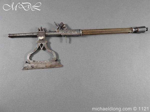 michaeldlong.com 23245 600x450 Indian Combination Weapon Flintlock Axe and Dagger
