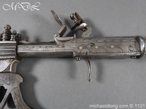 michaeldlong.com 23249 600x450 Indian Combination Weapon Flintlock Axe and Dagger