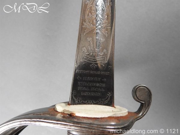 18th Hussars Cavalry Sword Patent Hilt by Wilkinson - Image 20