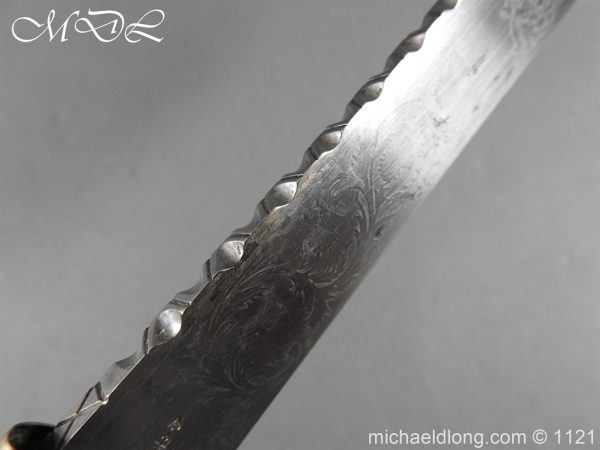 Highlanders Light Infantry Regimental Pipers Dirk Etched Blade - Image 10