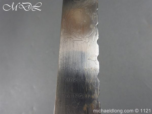 Highlanders Light Infantry Regimental Pipers Dirk Etched Blade - Image 12