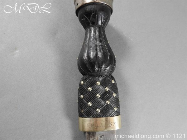 Highlanders Light Infantry Regimental Pipers Dirk Etched Blade - Image 16