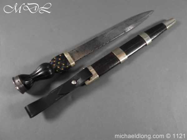 Highlanders Victorian Regimental Pipers Dirk Etched Blade - Image 4