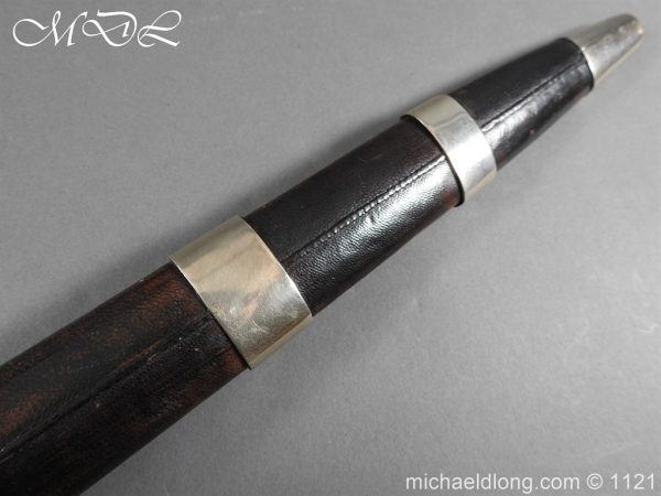 Highlanders Victorian Regimental Pipers Dirk Etched Blade - Image 8