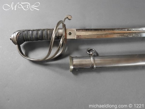 British Cavalry Presentation Sword c1872 - Image 2