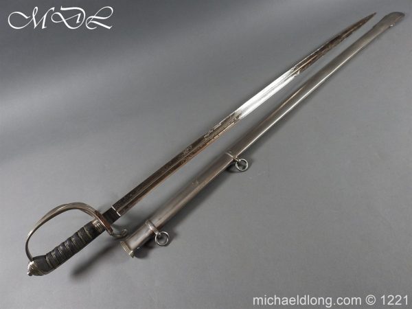 British Cavalry Presentation Sword c1872 - Image 5