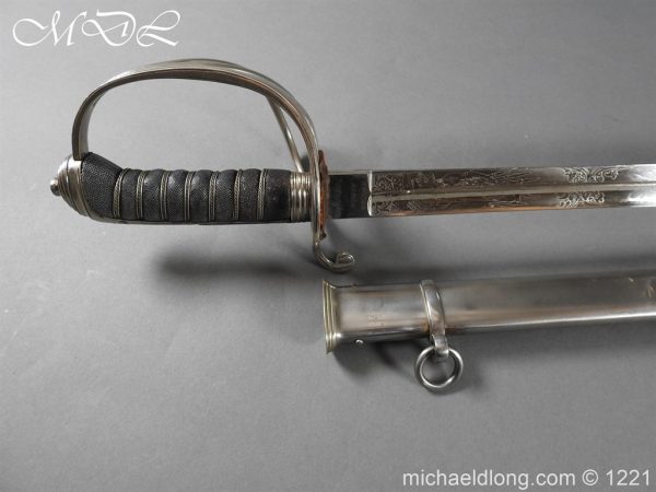 British Cavalry Presentation Sword c1872 - Image 6