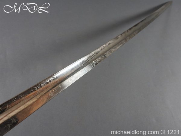 British Cavalry Presentation Sword c1872 - Image 12