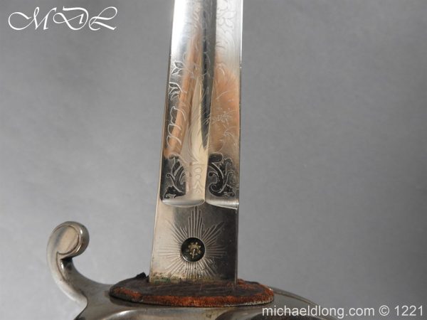 British Cavalry Presentation Sword c1872 - Image 13