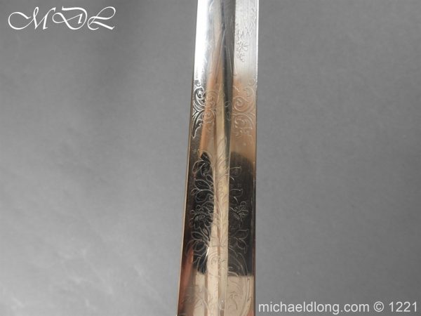 British Cavalry Presentation Sword c1872 - Image 14