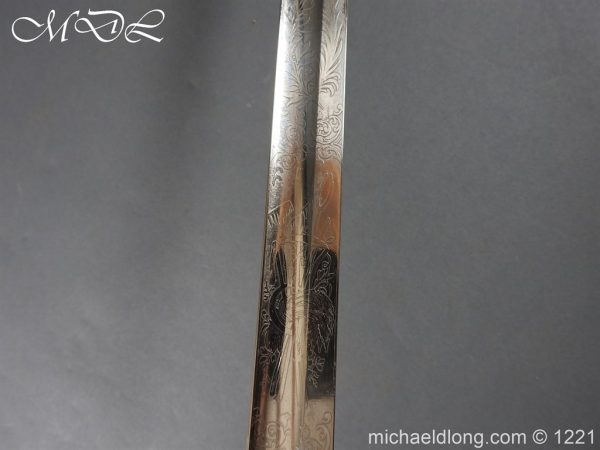 British Cavalry Presentation Sword c1872 - Image 15