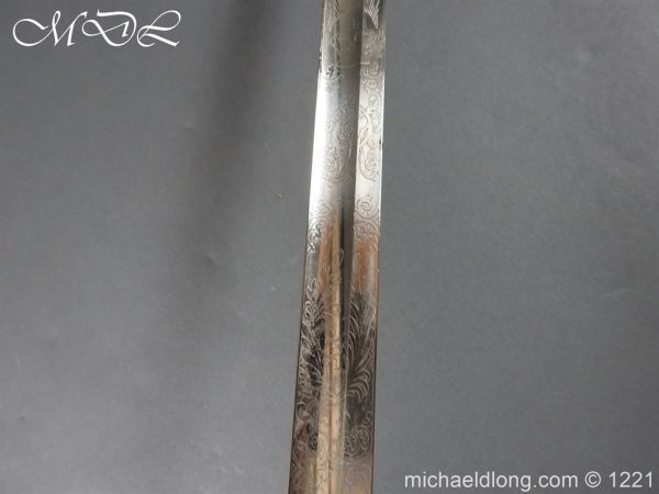 British Cavalry Presentation Sword c1872 - Image 16