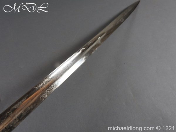 British Cavalry Presentation Sword c1872 - Image 17