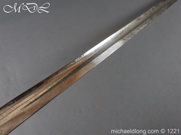 British Cavalry Presentation Sword c1872 - Image 18