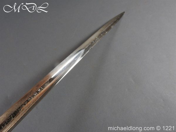 British Cavalry Presentation Sword c1872 - Image 24