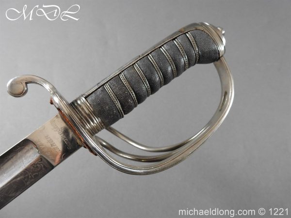 British Cavalry Presentation Sword c1872 - Image 30
