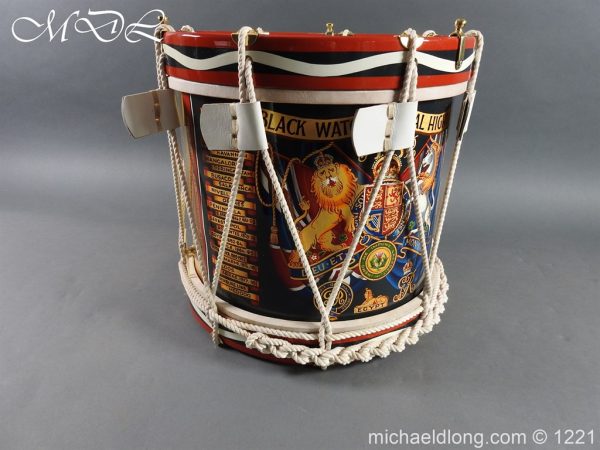 Black Watch Royal Highlanders Regimental Drum by Potter - Image 14