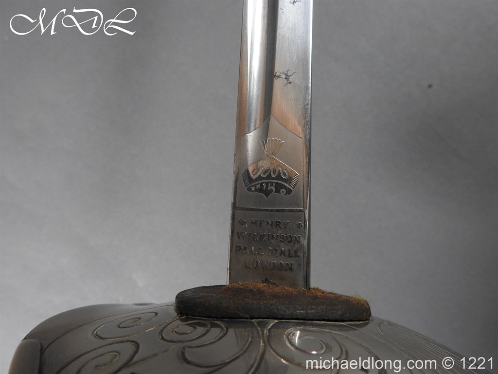 Deccan Horse Presentation 1912 Sword by Wilkinson - Image 18