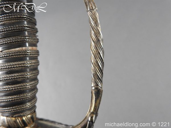 English Silver Hilted Small Sword c 1780 - Image 18