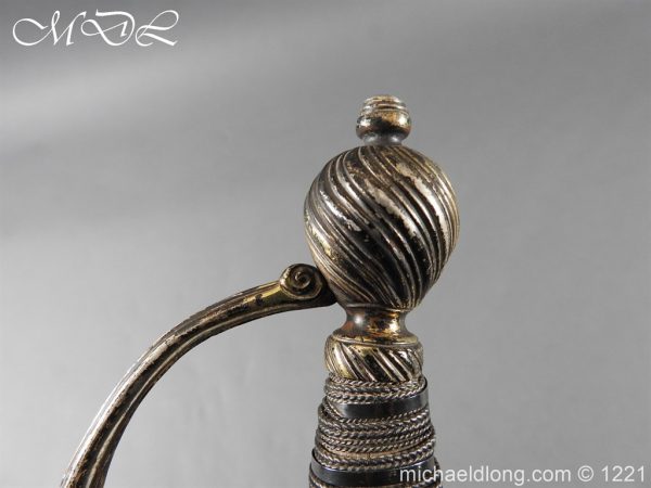 English Silver Hilted Small Sword c 1780 - Image 20