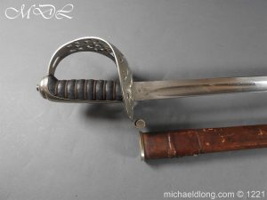 michaeldlong.com 23918 300x225 Household Cavalry 1892 NCO’s Sword with Etched Blade