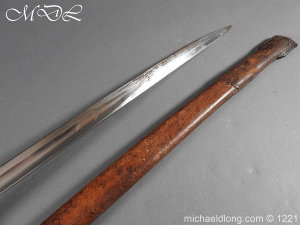 michaeldlong.com 23920 600x450 Household Cavalry 1892 NCO’s Sword with Etched Blade