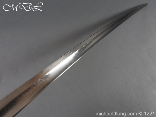 michaeldlong.com 23928 600x450 Household Cavalry 1892 NCO’s Sword with Etched Blade