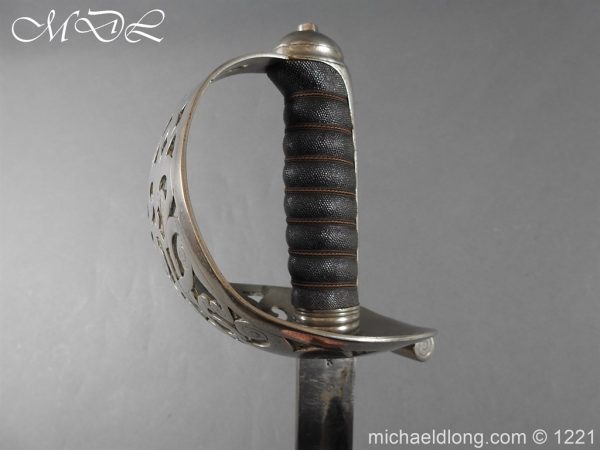 michaeldlong.com 23940 600x450 Household Cavalry 1892 NCO’s Sword with Etched Blade