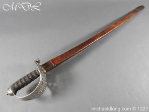 michaeldlong.com 23941 300x225 Household Cavalry 1892 NCO’s Sword with Etched Blade