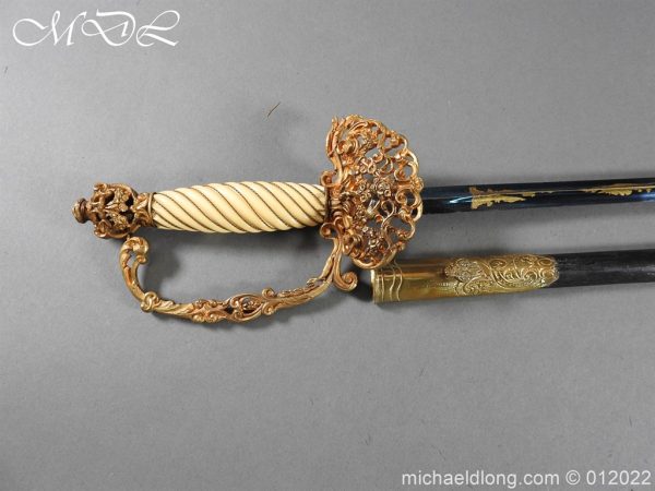 michaeldlong.com 24478 600x450 British Blue and Gilt Victorian Court Sword