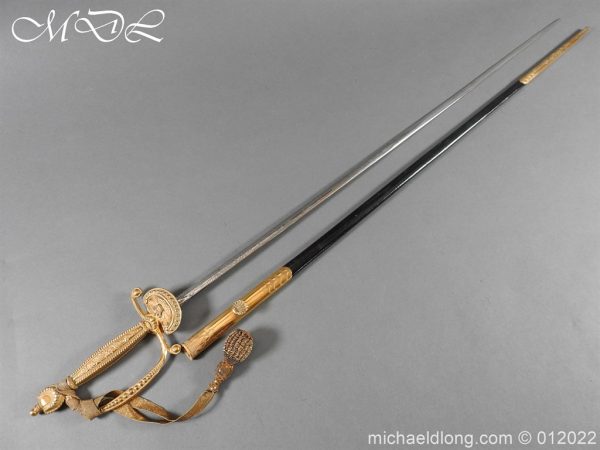 Victorian Court Dress Sword and Knot