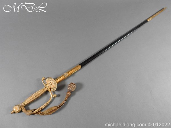 Victorian Court Dress Sword and Knot - Image 3