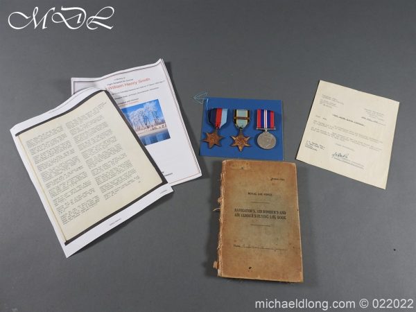 michaeldlong.com 24718 600x450 RAF Flight Sergeant Air Gunner Lancaster 467 Sqd Logbook and Medals