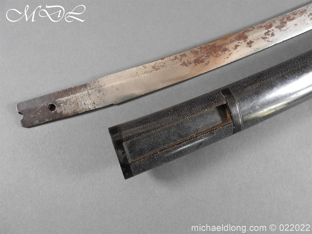 Japanese Wakizashi Blade and Scabbard - Image 2