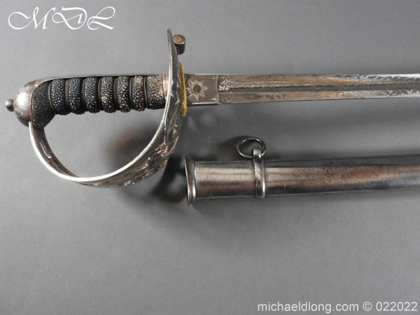 British 1856 Scroll Hilt Presentation Cavalry Sword - Image 2
