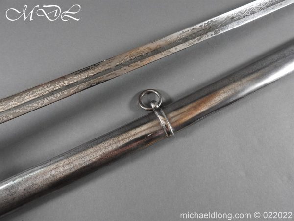 British 1856 Scroll Hilt Presentation Cavalry Sword - Image 24