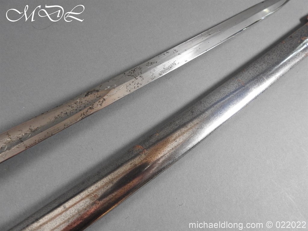 British 1856 Scroll Hilt Presentation Cavalry Sword - Image 25