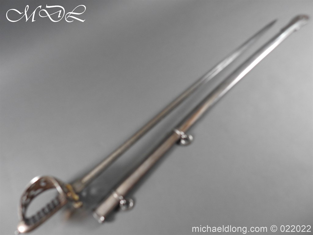 British 1856 Scroll Hilt Presentation Cavalry Sword - Image 26