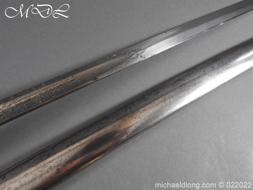 British 1856 Scroll Hilt Presentation Cavalry Sword - Image 29