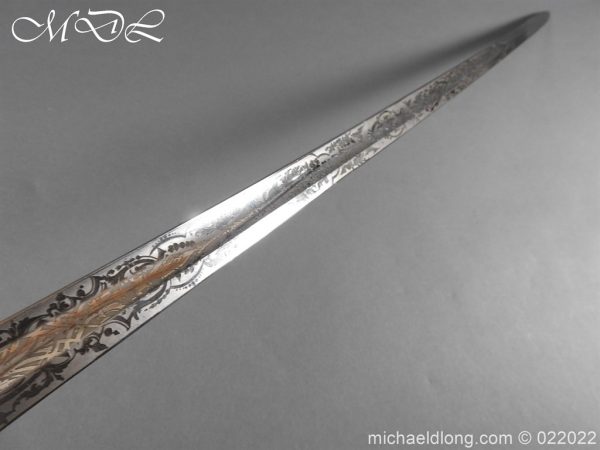 British 1856 Scroll Hilt Presentation Cavalry Sword - Image 32
