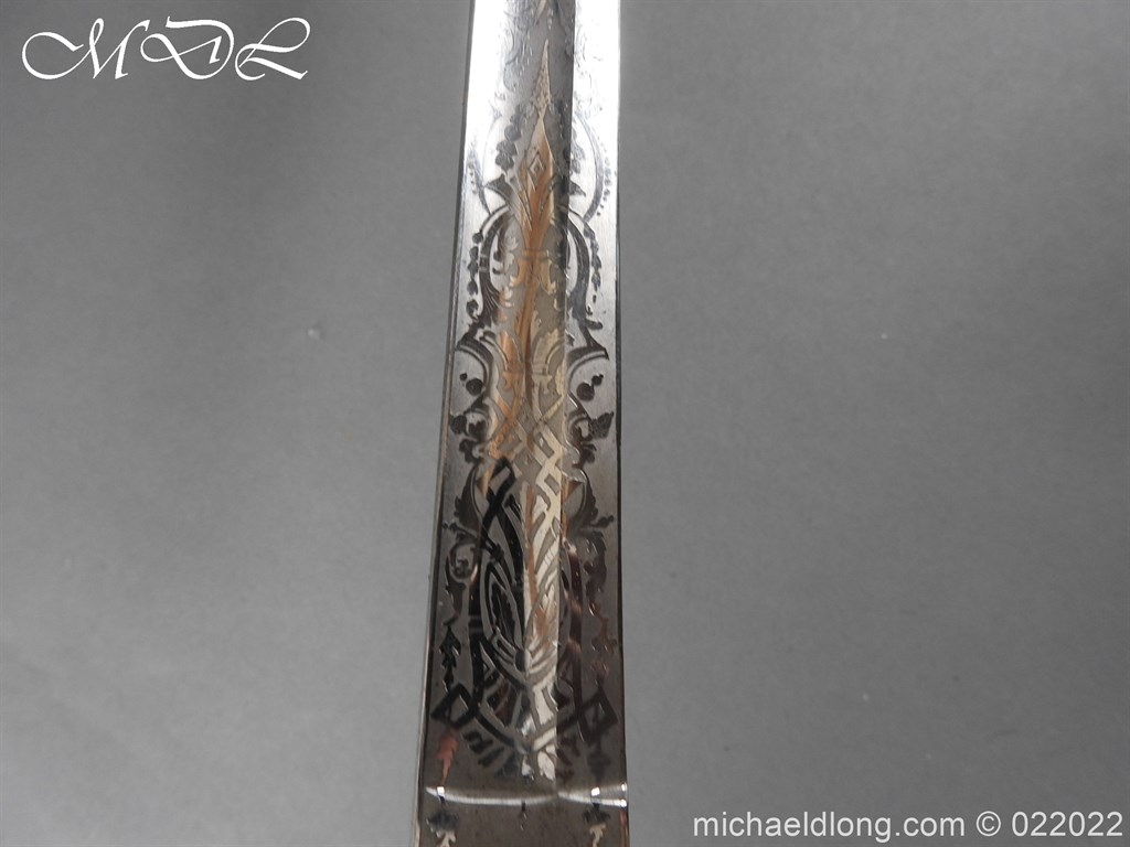 British 1856 Scroll Hilt Presentation Cavalry Sword - Image 33
